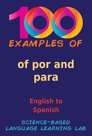 Omslagafbeelding: 100 Examples of por and para 9781456666507