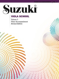 Cover image: Suzuki Viola School - Volume 5 (Revised): Piano Accompaniment 1st edition 9780739069677