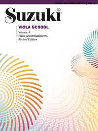 Cover image: Suzuki Viola School - Volume 4: Piano Accompaniment 1st edition 9780874872750