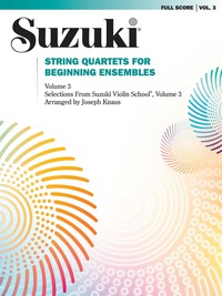 Cover image: String Quartets for Beginning Ensembles, Volume 3 1st edition 9780874872835