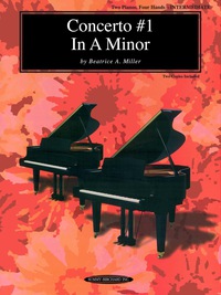 Cover image: Concerto #1 in A Minor: Intermediate Piano Duet 1st edition 9780874872927