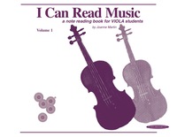 Cover image: I Can Read Music, Volume 1: A note reading book for VIOLA students 1st edition 9780874874402