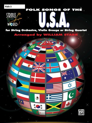 Cover image: Strings Around the World for Violin 2: Folk Songs of the U.S.A. 1st edition 9780874877984