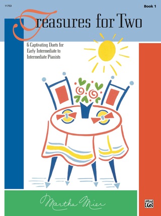 Cover image: Treasures for Two, Book 1: 6 Captivating Duets for Early Intermediate to Intermediate Pianists 1st edition 9780739003329