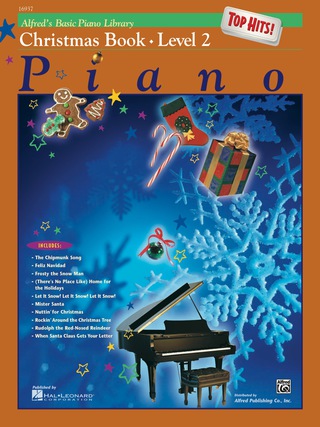 Cover image: Alfred's Basic Piano Library - Top Hits! Christmas Book 2: Learn to Play with this Esteemed Piano Method 1st edition 9780739004012