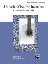 Cover image: J. S. Bach: 15 Two-Part Inventions: Transcribed for Solo Guitar 1st edition 9780739031933