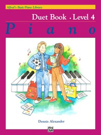Cover image: Alfred's Basic Piano Library, Duet Book 4: Learn How to Play Piano with this Esteemed Method 1st edition 9780739015445