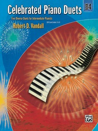 Cover image: Celebrated Piano Duets, Book 4: Intermediate Piano Duet (1 Piano, 4 Hands) 1st edition 9780739040591