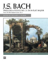 Cover image: Prelude and Fugue No. 21 in B-Flat Major: Early Advanced Piano Solo 1st edition 9780739010716