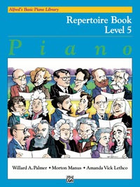 Cover image: Alfred's Basic Piano Library - Repertoire Book 5: Learn How to Play with This Esteemed Piano Method 1st edition 9780739013823