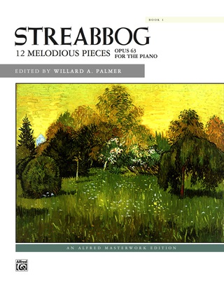 Cover image: 12 Melodious Pieces, Book 1, Op. 63: For Early Intermediate to Intermediate Piano 1st edition 9780739006153