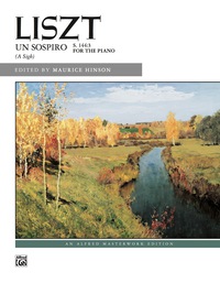 Cover image: Un sospiro, S. 144:3 (from "Trois études de concert"): Advanced Piano Solo 1st edition 9780739063774