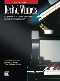 Cover image: Recital Winners, Book 1: Early Intermediate to Late Intermediate Piano Solos 1st edition 9780739020067