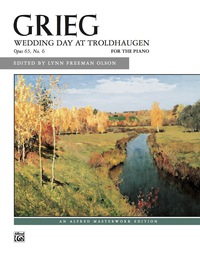 Cover image: Wedding Day at Troldhaugen, Op. 65, No. 6: Early Advanced Piano Solo 1st edition 9780739019511