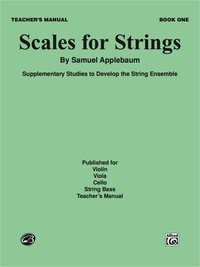Cover image: Scales for Strings - Teacher's Manual, Book I: Supplementary Studies to Develop the String Ensemble 1st edition 9780769230498