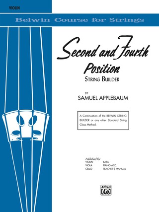 Cover image: 2nd and 4th Position String Builder: Violin 1st edition 9780769231594