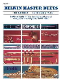 Cover image: Belwin Master Duets - Clarinet, Intermediate, Volume 1 1st edition 9780769221342