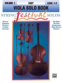 Cover image: String Festival Solos - Viola, Easy, Volume I: Viola Solos 1st edition 9780769230627