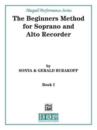 Cover image: The Beginners Method for Soprano and Alto Recorder, Book 1 9780769219837