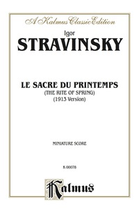 Cover image: Le Sacre du Printemps (The Rite of Spring): Full Orchestra (Miniature Score) 1st edition 9780769235516
