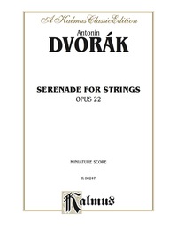 Cover image: Serenade for Strings, Opus 22: String Orchestra (Miniature Score) 1st edition 9780757977459