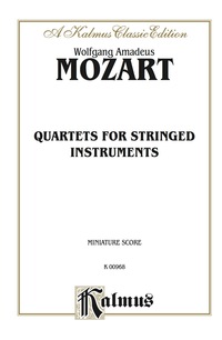 Cover image: String Quartets, K. 80, 155, 156, 157, 158, 159, 160, 168, 169, 170, 171, 172, 173: String Quartet (Miniature Score) 1st edition 9780769259420