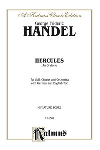 Cover image: Hercules (1745), An Oratorio: For SSATBB Solo, SATB Chorus/Choir with English Text (Miniature Score) 1st edition 9780757981890