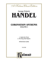 Cover image: Coronation Anthems, Volume I: Miniature Score 1st edition 9780757900402