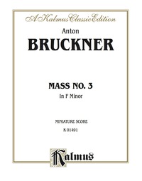 Cover image: Mass No. 3 in F Minor: Miniature Score 1st edition 9780769269702