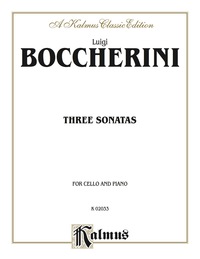 Cover image: Three Sonatas for Cello and Piano 1st edition 9780769296838