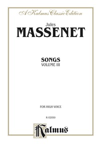 Cover image: Songs, Volume III: For High Voice 1st edition 9780769282619