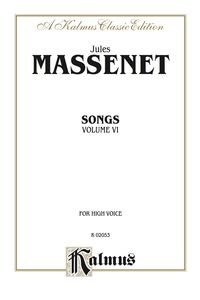Cover image: Songs, Volume VI: For High Voice 1st edition 9780769282589
