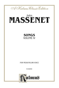 Cover image: Songs, Volume IV: For Medium/Low Voice 1st edition 9780769282527