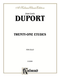 Cover image: Twenty-one Etudes: For Cello 1st edition 9780769271019