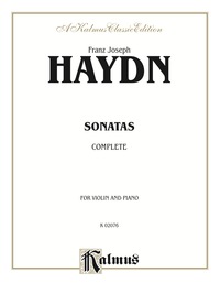 Cover image: Haydn Sonatas (Complete): For Violin and Piano 1st edition 9780769286037