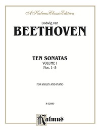 Cover image: Ten Violin Sonatas, Volume I (Nos. 1-5): For Violin and Piano 1st edition 9780769289915