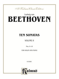 Cover image: Ten Violin Sonatas, Volume II (Nos. 6-10): For Violin and Piano 1st edition 9780769289939