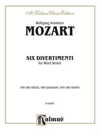 Cover image: Six Divertimenti: For Wind Sextet 1st edition 9780769290669