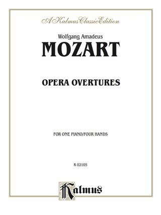 Cover image: Opera Overtures: Piano Duet (1 Piano, 4 Hands) 1st edition 9780769298085