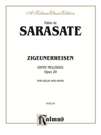 Cover image: Zigeunerweisen (Gypsy Melodies), Op. 20: For Violin and Piano 1st edition 9780711979048