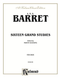 Cover image: Sixteen Grand Studies: For Oboe 1st edition 9780757977985