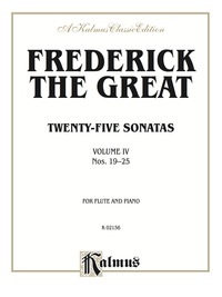 Cover image: Twenty-five Sonatas, Volume IV (Nos. 19-25): Flute Collection 1st edition 9780757979002