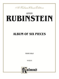 Cover image: Album of Six Pieces: For Piano Solo 1st edition 9780757909191
