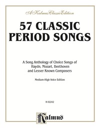 Cover image: 57 Classic Period Songs: For Medium High Voice 1st edition 9780757912689