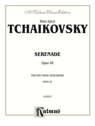 Cover image: Serenade, Op. 48: Piano Duet (1 Piano, 4 Hands) 1st edition 9780757936975