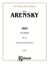 Cover image: Trio in D Minor, Op. 32: For Violin, Cello and Piano 1st edition 9780769259109