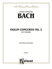 Cover image: Violin Concerto No. 2 in E Major: For Violin and Piano 1st edition 9780769243603