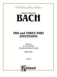Cover image: Two- and Three-Part Inventions: For Piano Solo 1st edition 9780769234595