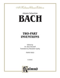 Cover image: Two-Part Inventions: For Piano 1st edition 9780769278292