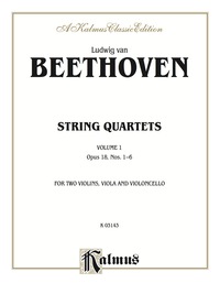 Cover image: String Quartets, Volume I, Opus 18, Nos. 1-6: For Two Violins, Viola and Violoncello 1st edition 9780769278964